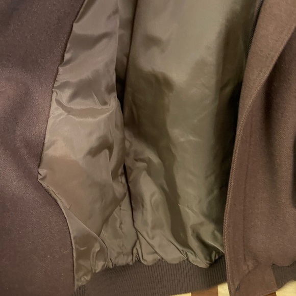 Vtg Wool Members Only Bomber Jacket Men - Picture 8 of 13